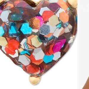 Kate Spade Earrings 
Multicolor Heart Pendant